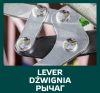 VERTO Ágvágó, rávágó, áttételes, 740mm, penge: 80mm, vágókap.: 35mm 15G251