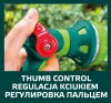 VERTO Öntözőpisztoly csatlakozókkal 1/2", 4db, hüvelykujj szabályozás 15G712