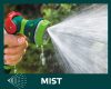 VERTO Öntözőpisztoly csatlakozókkal 1/2", 4db, hüvelykujj szabályozás 15G712