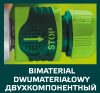 VERTO 30db Tömlő gyorscsatlakozó 1/2" vízstoppos, kétkomponensű, kínálódobozban 15G731-30