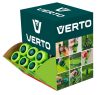 VERTO 30db Tömlő gyorscsatlakozó 3/4" vizstoppos, kétkomponensű, kínálódobozban 15G733-30