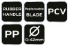 NEO TOOLS Csővágó fogó műanyaghoz 0-42mm 25 év garanciával 02-073