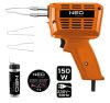 NEO TOOLS FORRASZTÓPISZTOLY 150W, kiegészítőkkel, 3db pákacsúcs, forrasztókrém, forrasztóón, kofferben 2 év garanciával 19-151