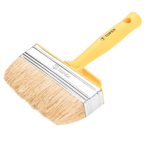 TOPEX Mennyezet ecset 14x4cm, Sörte:Természetes, Nyél:Műanyag 20B968