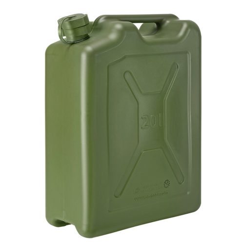 PRESSOL Katonai olajzöld üzemanyagkanna 20 l PE, flexi csővel 21 127-950