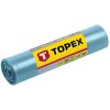 TOPEX Szemeteszsák 80L, Nagy teherbírású, kék, méretek:60x90cm, vastagság: 100 mic, LDPE fólia, 5db 23B257
