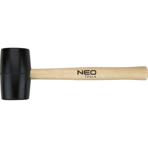 NEO TOOLS Gumikalapács 63mm 680g, keményfa nyél 25-063