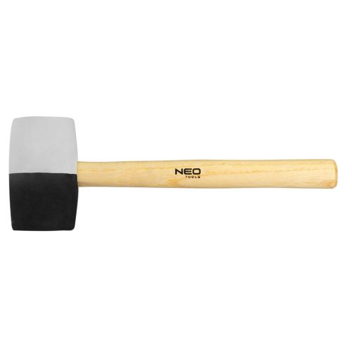 NEO TOOLS Gumikalapács 63mm 680g FEKETE FEHÉR 25-068