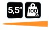 NEO TOOLS Műanyag fahasító ék 5,5" 27-201
