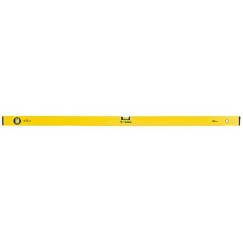 TOPEX Vízmérték, 120cm, 2 libella, aluminium, ±1mm/m, Minimum rendelés: 3db 29C505