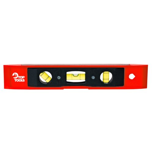 Top Tools Torpedó vízmérték, 230mm, 3 libella, mágneses 29C893