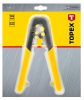 TOPEX Krimpelő-, kábelsarufogó 185mm, 6P, 8P 32D408