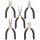 TOPEX Precíziós Fogókészlet 5db, 125mm 32D755
