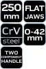 NEO TOOLS Vízpumpafogó, párhuzamos pofákkal szerelvényezéshez, 250mm 02-441
