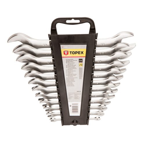 TOPEX VILLÁSKULCS KÉSZLET 6-32mm, 12db, CV 35D657