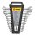 TOPEX Csillag-villáskulcs készlet 6-22mm, 12db 35D757