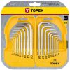 TOPEX IMBUSZ ÉS TORXKULCS készlet 18db 35D952