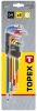 TOPEX Torxkulcs készlet 9db, SZÍNES 35D969
