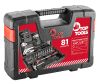 Top Tools Szerszámkészlet 1/4", 1/2" 81db 38D510