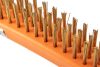 NEO TOOLS Drótkefe, sárgaréz, 3x19 sor, kaparóval 39-032