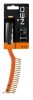 NEO TOOLS Drótkefe, sárgaréz, 3x19 sor, kaparóval 39-032