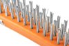 NEO TOOLS Drótkefe, rozsdamentes, 3x19 sor, kaparóval 39-052