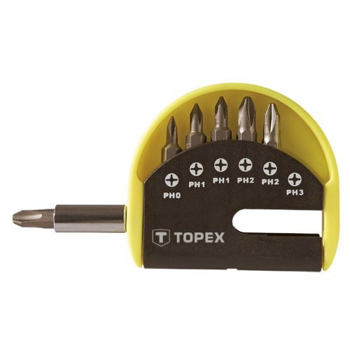 TOPEX Csavarhúzó bitkészlet 6db 39D350