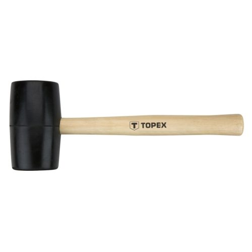 TOPEX Gumikalapács 58mm 450g, keményfa nyél 02A344