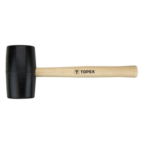 TOPEX Gumikalapács 63mm 680g, keményfa nyél 02A345