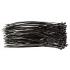 TOPEX KÁBELKÖTEGELŐ, gyorskötöző, 2,5mm x 200mm, fekete, 100db 44E972