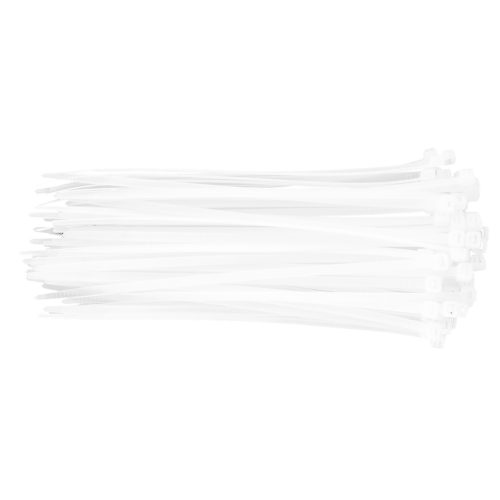 TOPEX KÁBELKÖTEGELŐ, gyorskötöző, 4,8mm x 200mm, fehér, 75db 44E977