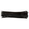 TOPEX KÁBELKÖTEGELŐ, gyorskötöző, 4,8mm x 370mm, fekete, 75db 44E982