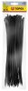 TOPEX KÁBELKÖTEGELŐ, gyorskötöző, 4,8mm x 370mm, fekete, 75db 44E982