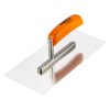 NEO TOOLS Acél simító, rozsdamentes, 270x128mm, fa markolat 50-161
