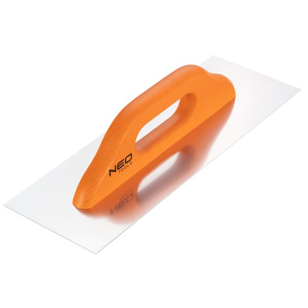 NEO TOOLS Acél simító, rozsdamentes, 380x128mm, fa markolat 50-171