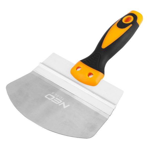 NEO TOOLS Glett kiszedő spakli, vödörspakli, ívelt 160mm 50-361