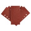 GRAPHITE Csiszolópapír tépőzáras 115 x 230mm, K100, lyukas, 5db 54H004