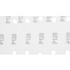 GRAPHITE Csiszolópapír tépőzáras 115 x 230mm, K120, lyukas, 5db 54H005