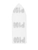 GRAPHITE Csiszolópapír deltacsiszolóhoz, tépőzáras 32 x 92mm, K60, K100, K180, 15db-os készlet 54H008