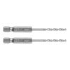 GRAPHITE Csigafúró, 1/4" hatszög szárral, HSS DIN 338, 2,5mm, 2db/cs 54T701