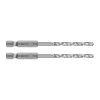 GRAPHITE Csigafúró, 1/4" hatszög szárral, HSS DIN 338, 4mm, 2db/cs 54T705