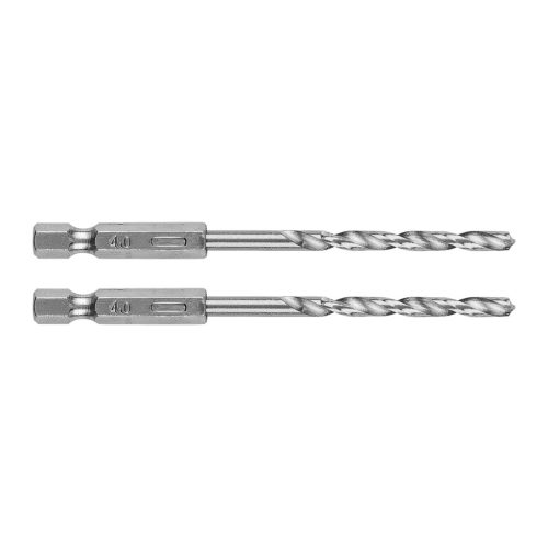 GRAPHITE Csigafúró, 1/4" hatszög szárral, HSS DIN 338, 4mm, 2db/cs 54T705