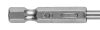 GRAPHITE Csigafúró, 1/4" hatszög szárral, HSS DIN 338, 4mm, 2db/cs 54T705