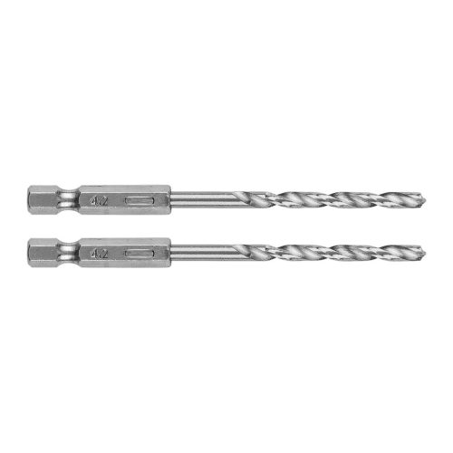 GRAPHITE Csigafúró, 1/4" hatszög szárral, HSS DIN 338, 4,2mm, 2db/cs 54T706