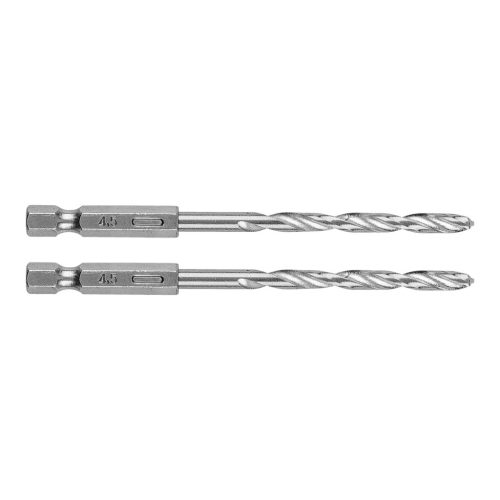 GRAPHITE Csigafúró, 1/4" hatszög szárral, HSS DIN 338, 4,5mm, 2db/cs 54T707