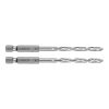 GRAPHITE Csigafúró, 1/4" hatszög szárral, HSS DIN 338, 4,8mm, 2db/cs 54T708