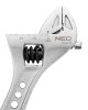 NEO TOOLS Állítható villáskulcs, csavarkulcs 200mm, 0-29mm 25 év garanciával 03-011