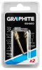GRAPHITE Csapos turbómaró HSS acél 7.8mm, henger, szár 3.2mm, 2db 55H060