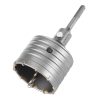 GRAPHITE Koronafúró, körkivágó, 80 mm, SDS Plus szárral és központfúróval 55H322