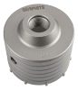 GRAPHITE Koronafúró, körkivágó, 80 mm, SDS Plus szárral és központfúróval 55H322